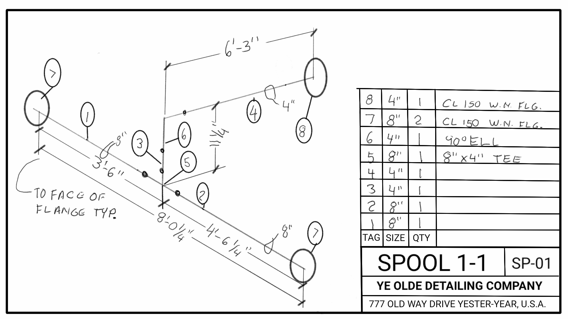 Hand Drawn-Spool